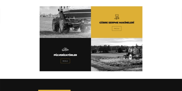 Agrodem Tarım Makinaları - Konya Web Tasarım Web Sitesi