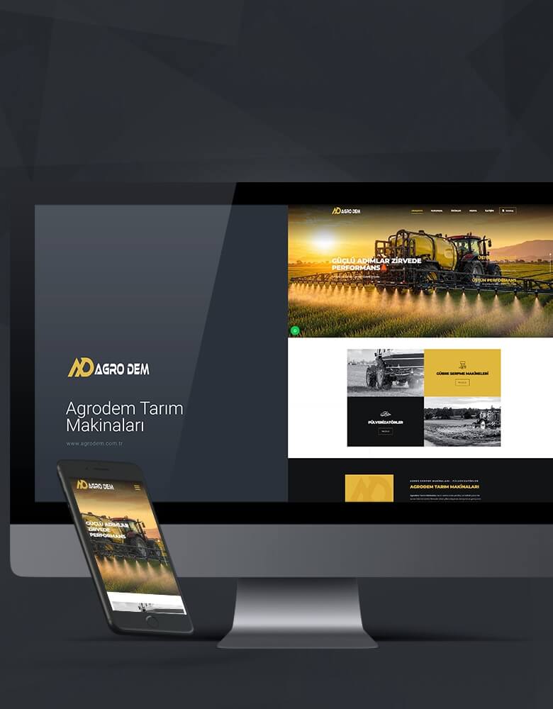 Agrodem Tarım Makinaları - Konya Web Tasarım Web Sitesi