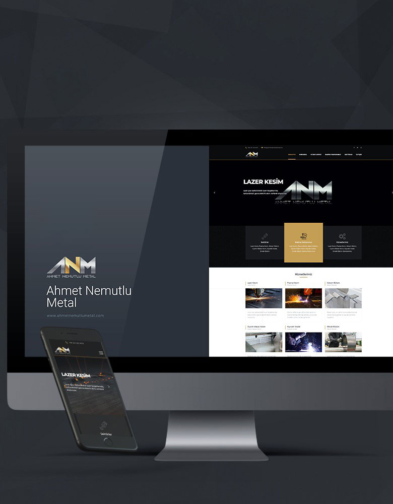 Ahmet Nemutlu Metal - Konya Web Tasarım Web Sitesi