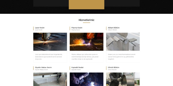 Ahmet Nemutlu Metal - Konya Web Tasarım Web Sitesi