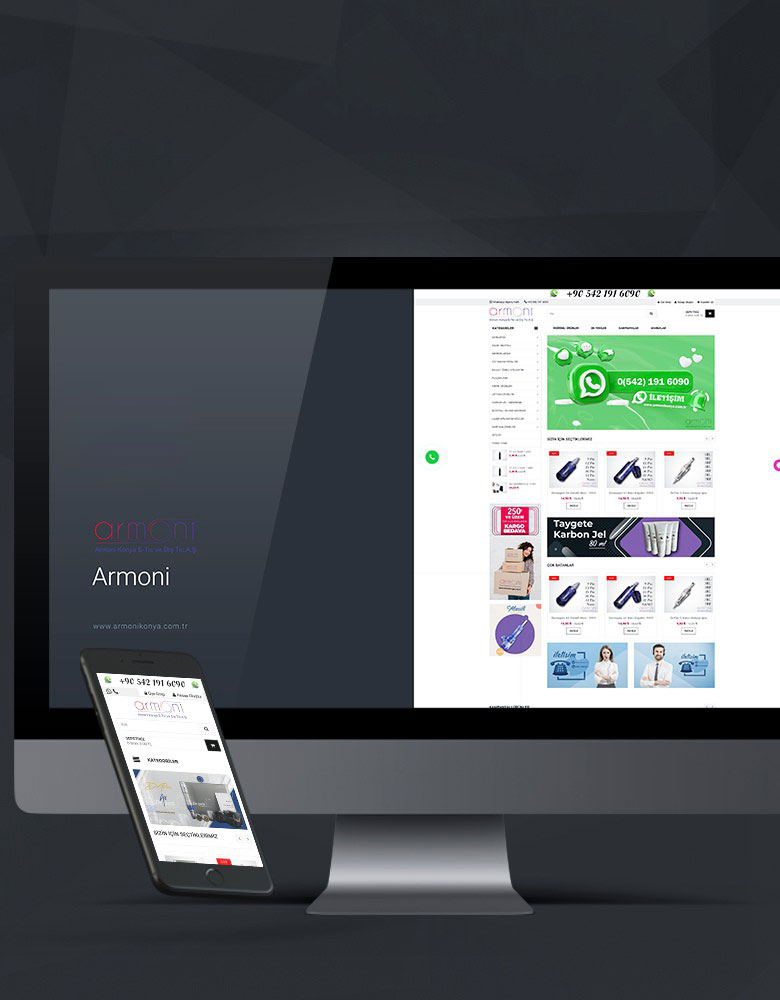 Armoni Konya - Konya Web Tasarım Web Sitesi