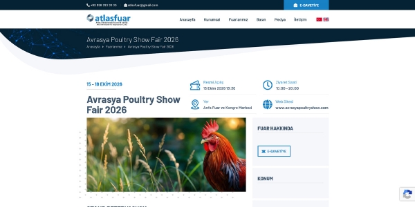 Atlas Fuarcılık - Konya Web Tasarım Web Sitesi