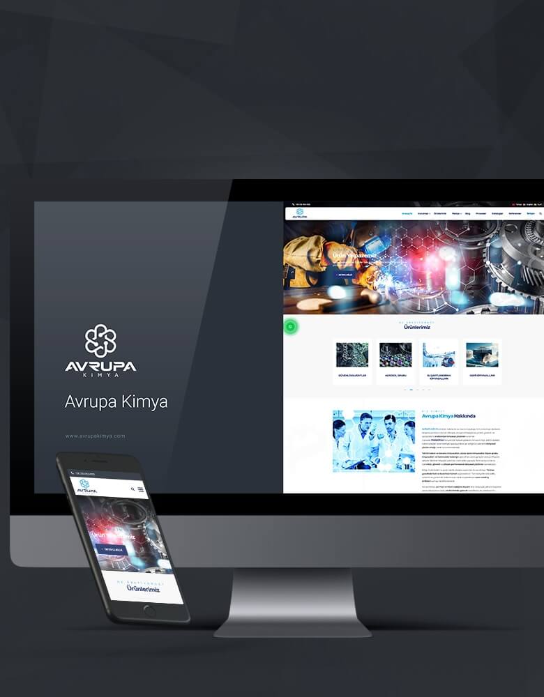 Avrupa Kimya - Konya Web Tasarım Web Sitesi