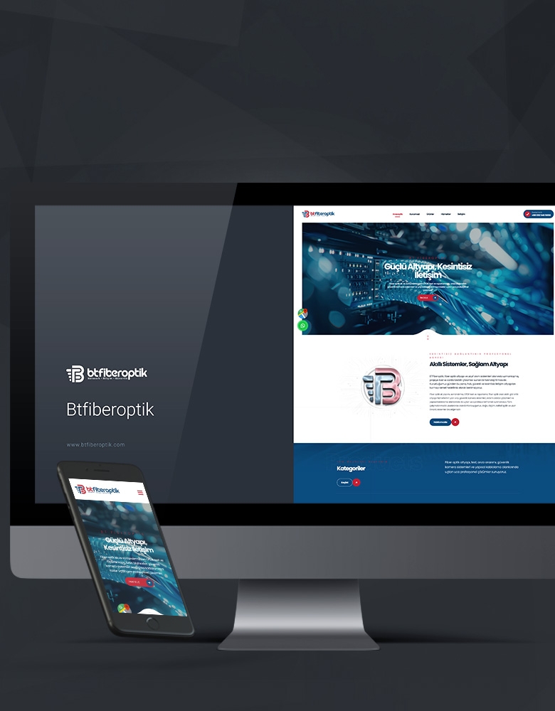 BTfiberoptik Network Bilişim Güvenlik - Konya Web Tasarım Web Sitesi
