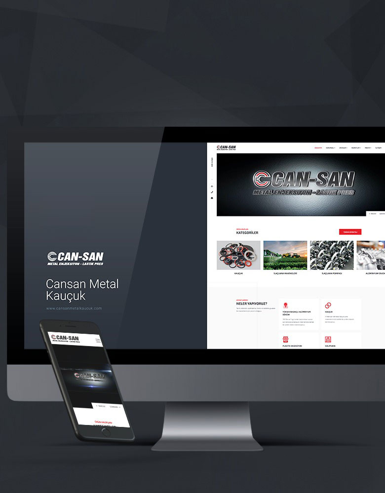 Cansan Metal Kauçuk - Konya Web Tasarım Web Sitesi