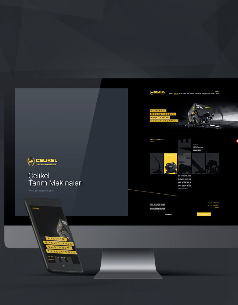 Çelikel Tarım Makinaları - Konya Web Tasarım Web Sitesi