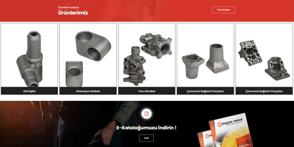 Dayanç Metal - Konya Web Tasarım Web Sitesi