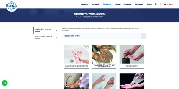 Desonyx Kimya - Konya Web Tasarım Web Sitesi