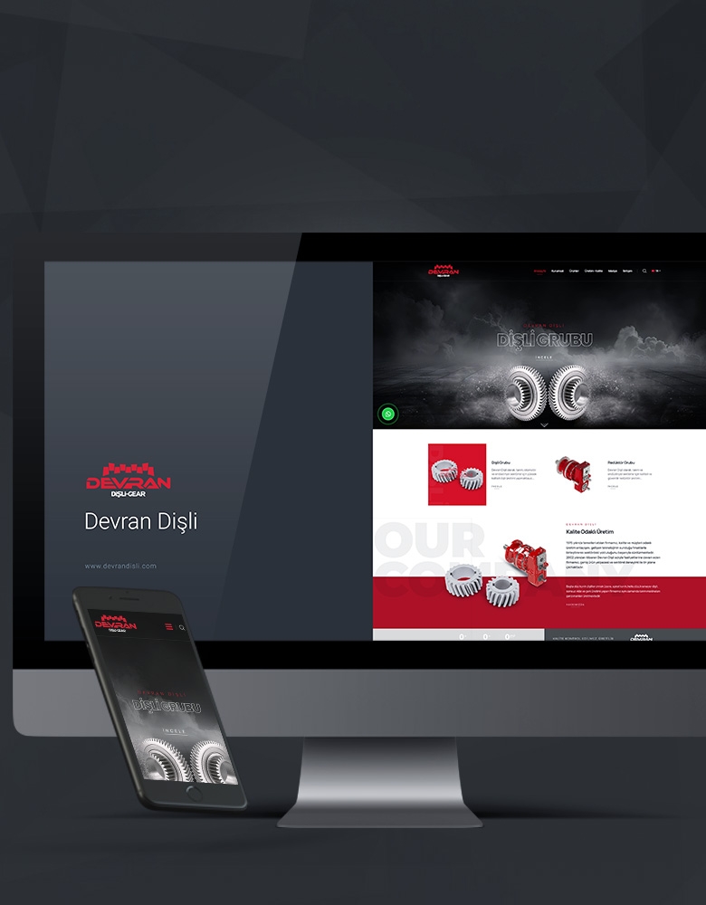 Devran Dişli - Konya Web Tasarım Web Sitesi