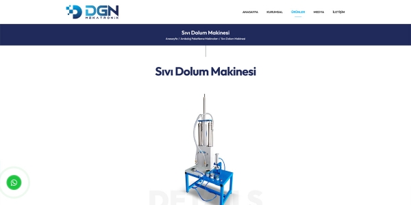 DGN Mekatronik - Konya Web Tasarım Web Sitesi