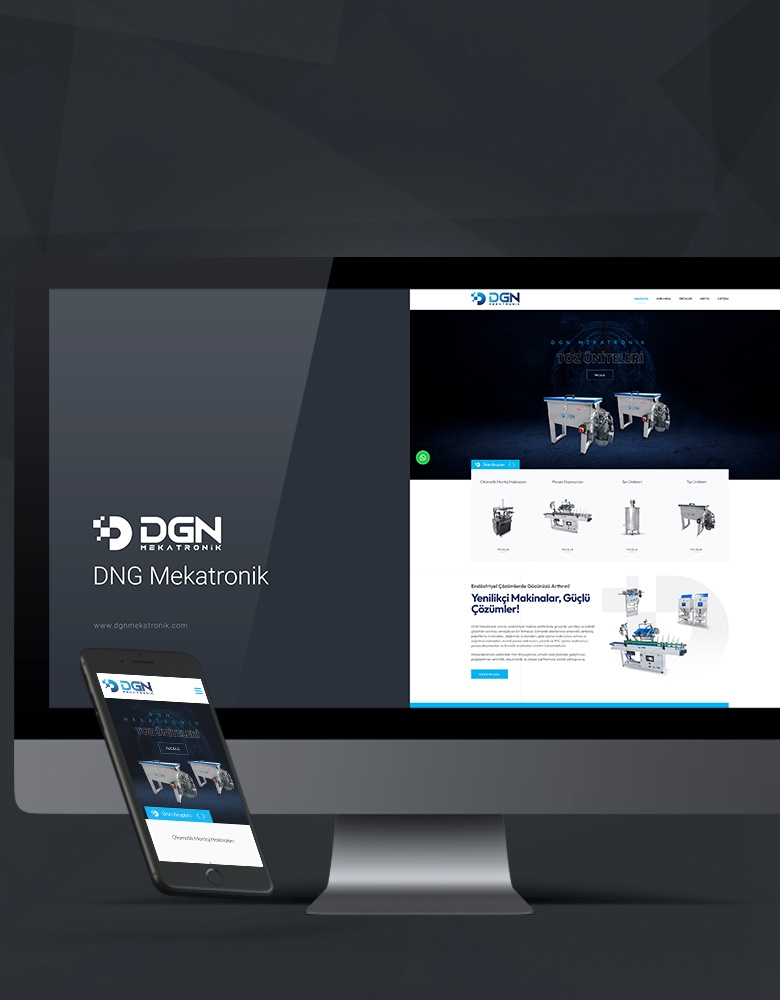 DGN Mekatronik - Konya Web Tasarım Web Sitesi
