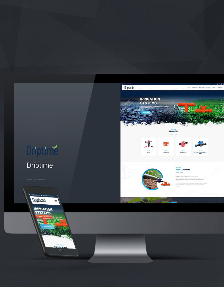 Driptime - Konya Web Tasarım Web Sitesi