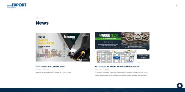 Elfa Export - Konya Web Tasarım Web Sitesi