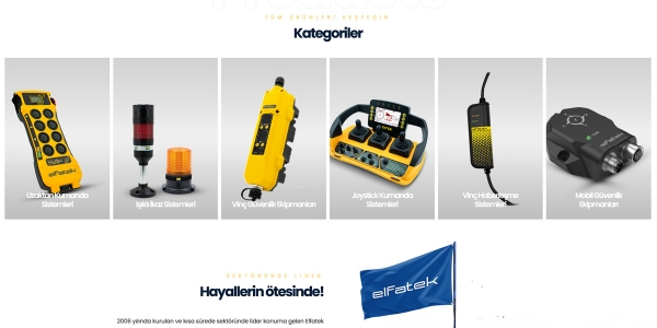 Elfatek Elektronik - Konya Web Tasarım Web Sitesi