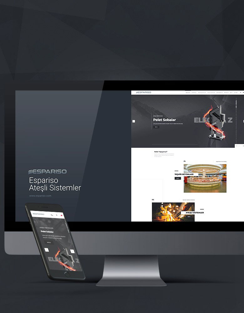 Espariso Ateşli Sistemler ve Teşhir Reyonları - Konya Web Tasarım Web Sitesi