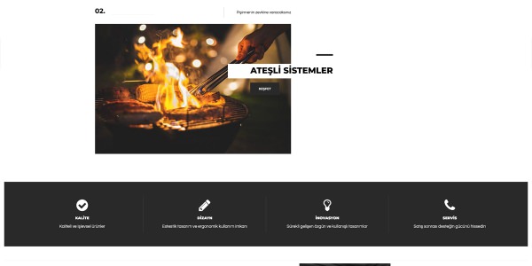 Espariso Ateşli Sistemler ve Teşhir Reyonları - Konya Web Tasarım Web Sitesi