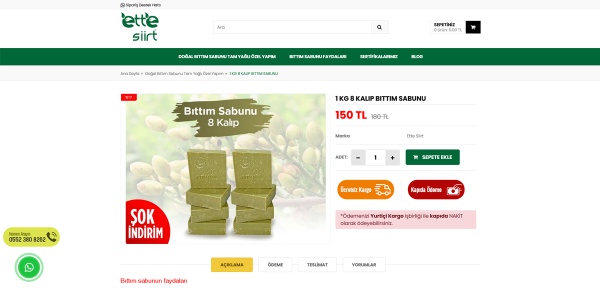 Ette Siirt Ürünleri - Konya Web Tasarım Web Sitesi