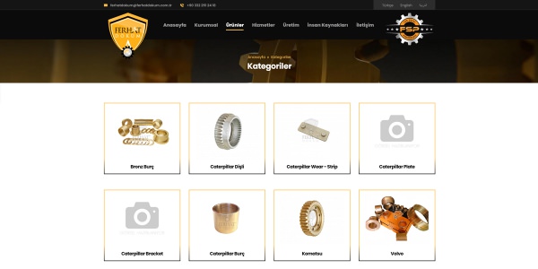 Ferhat Döküm - Konya Web Tasarım Web Sitesi