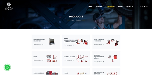 Garage Technic - Garage Equipments - Konya Web Tasarım Web Sitesi