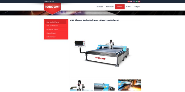 Gaztek Makina - Konya Web Tasarım Web Sitesi