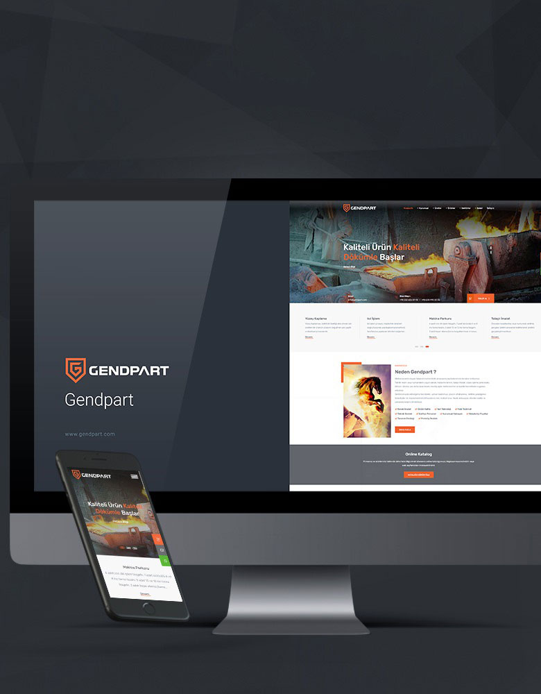 Gendpart Döküm - Konya Web Tasarım Web Sitesi