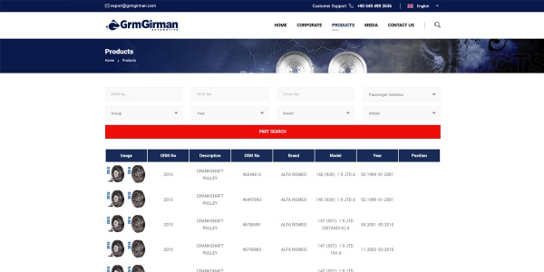 Girman Otomotiv - Konya Web Tasarım Web Sitesi