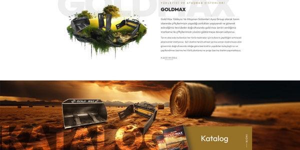 Goldmax Ataşman - Konya Web Tasarım Web Sitesi