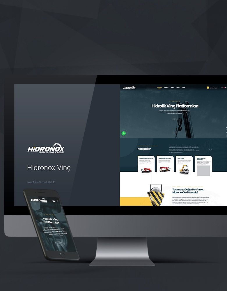 Hidronox Vinç - Konya Web Tasarım Web Sitesi