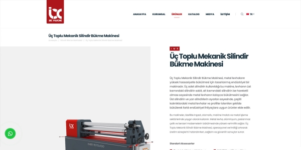 İBC Makine - Metal Bükme ve Profil Bükme Makineleri - Konya Web Tasarım Web Sitesi