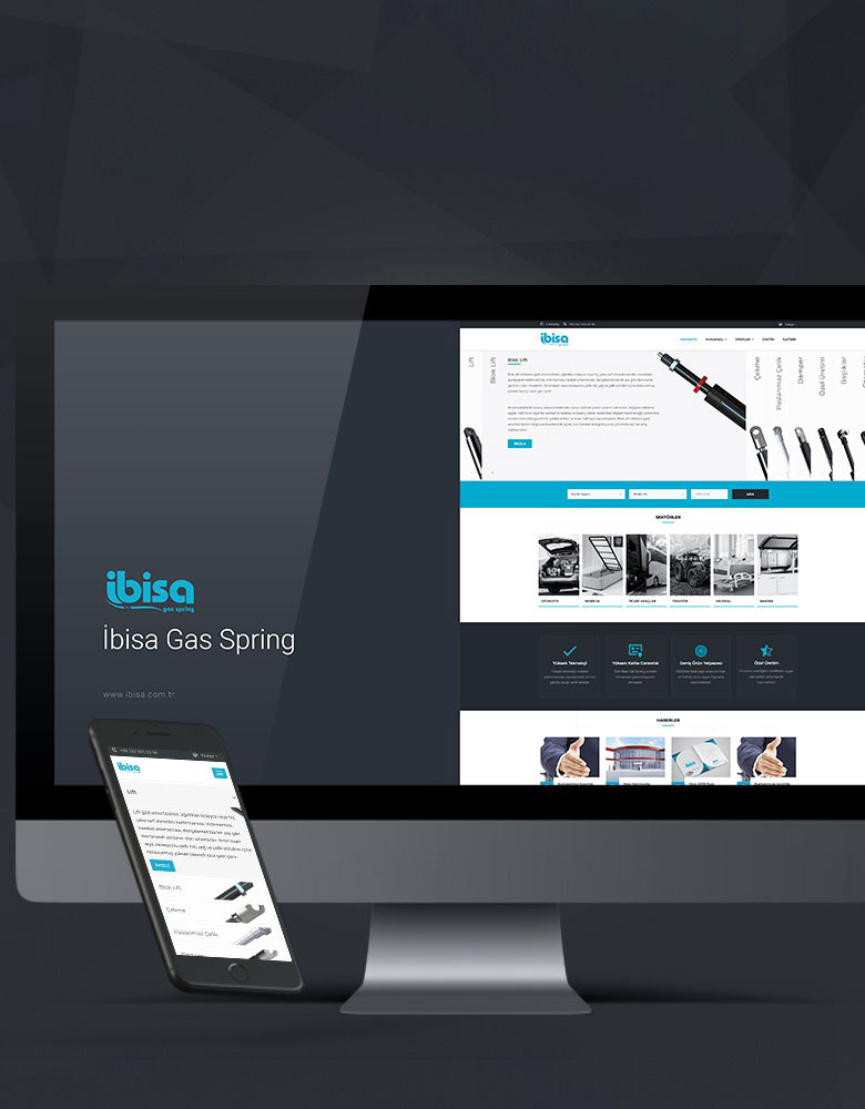 İbisa Gas Spring - Konya Web Tasarım Web Sitesi