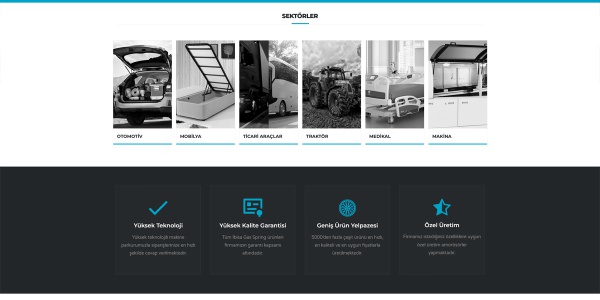 İbisa Gas Spring - Konya Web Tasarım Web Sitesi