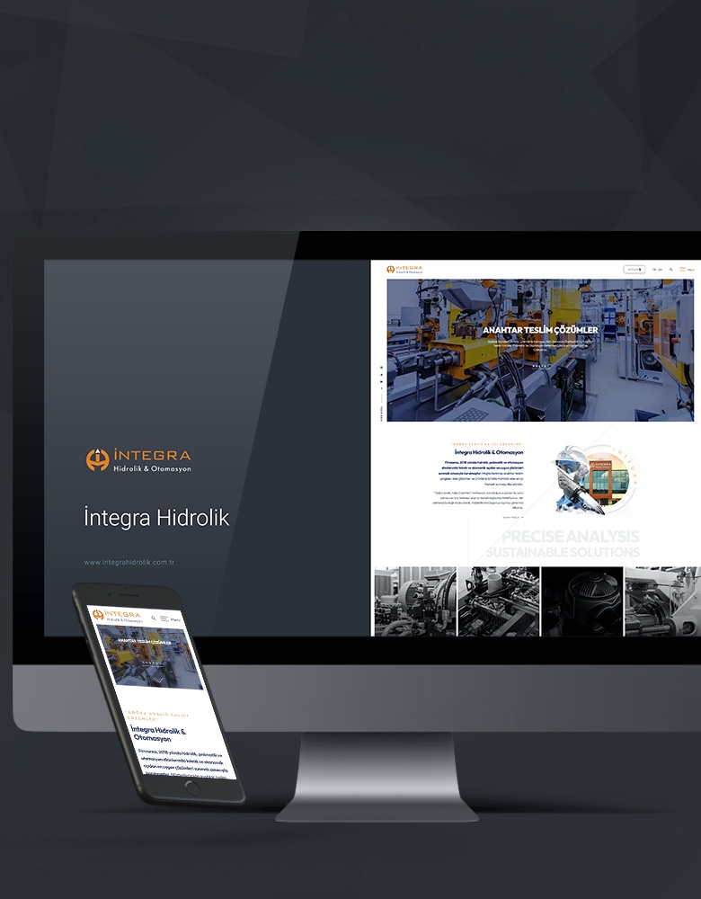 İntegra Hidrolik - Konya Web Tasarım Web Sitesi