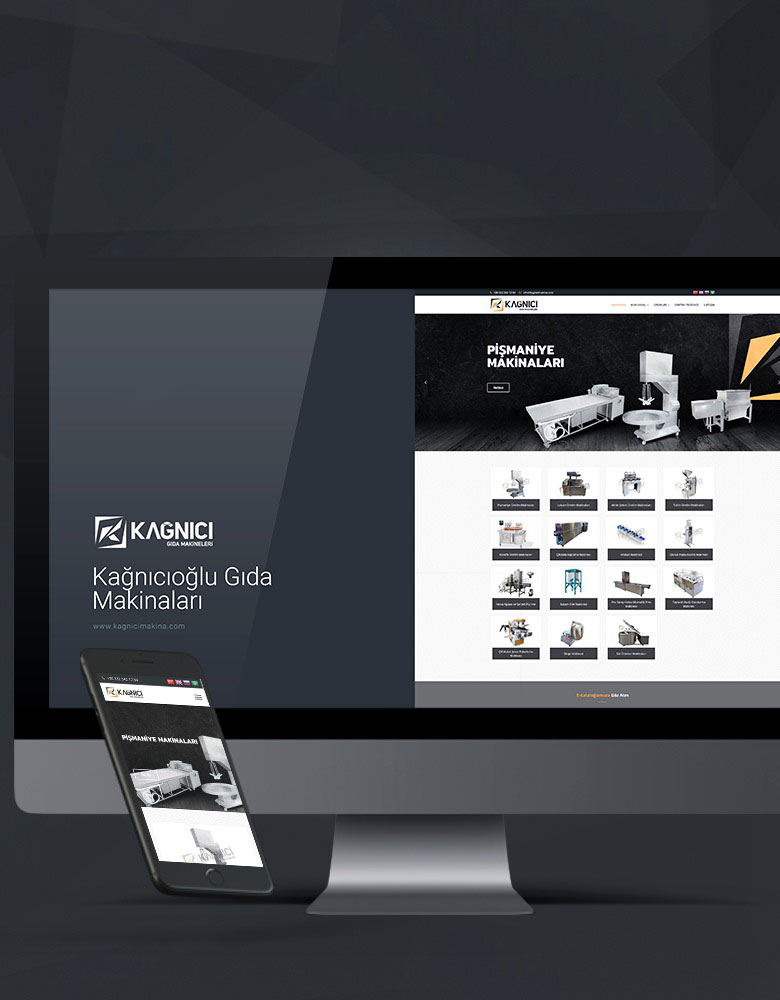 Kağnıcı Makina - Konya Web Tasarım Web Sitesi