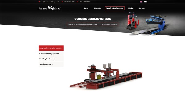 Kamesh Welding - Konya Web Tasarım Web Sitesi