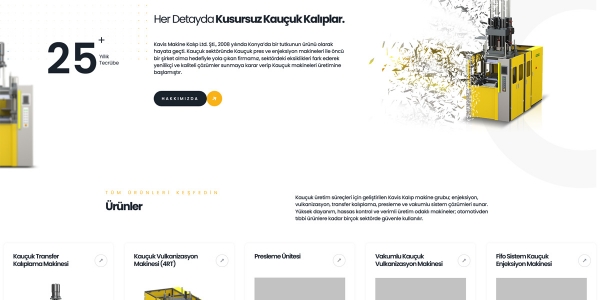 Kavis Kauçuk Üretim Makineleri - Konya Web Tasarım Web Sitesi