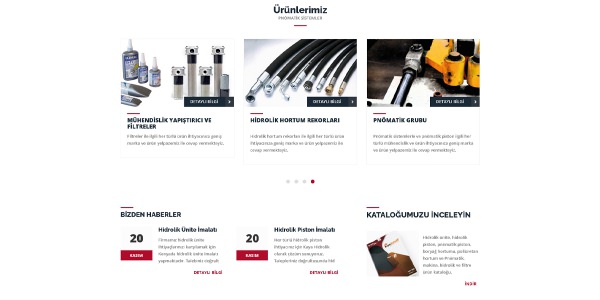 Kaya Hidrolik - Konya Web Tasarım Web Sitesi