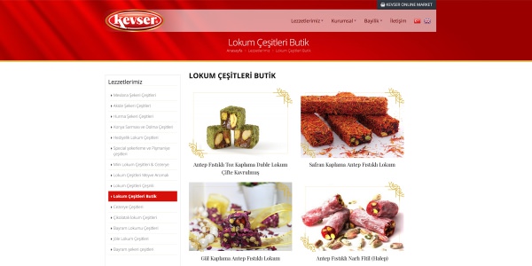 Kevser Şekerleme - Konya Web Tasarım Web Sitesi