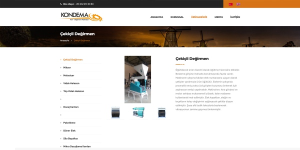 Kondema Yem - Konya Web Tasarım Web Sitesi