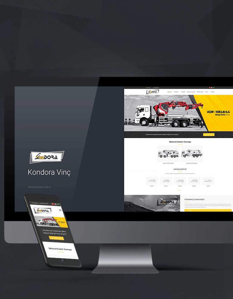 Kondora Vinç - Konya Web Tasarım Web Sitesi
