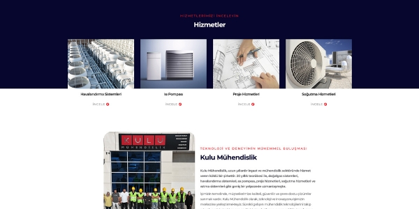 Kulu Mühendislik - Konya Web Tasarım Web Sitesi