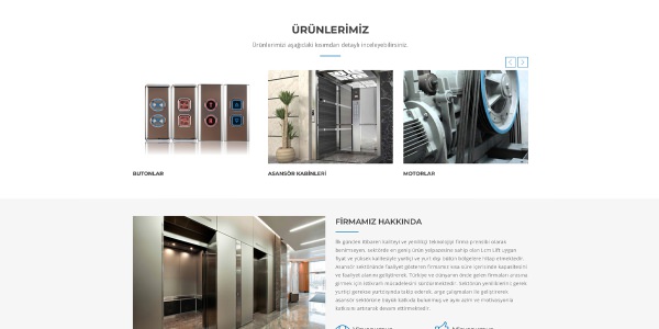 LCM Lift Komponent - Konya Web Tasarım Web Sitesi