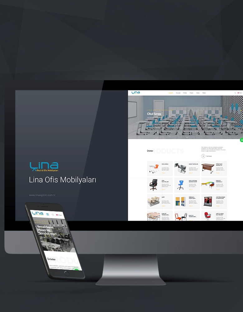 Lina Ofis Mobilyaları - Konya Web Tasarım Web Sitesi