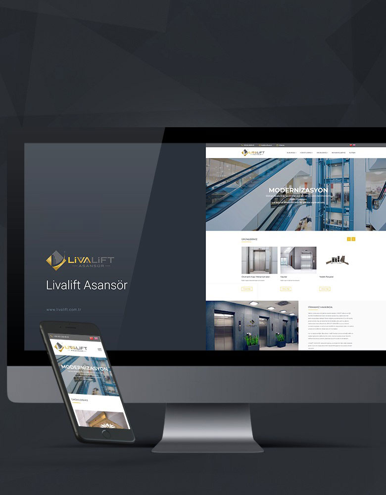 Livalift Asansör - Konya Web Tasarım Web Sitesi
