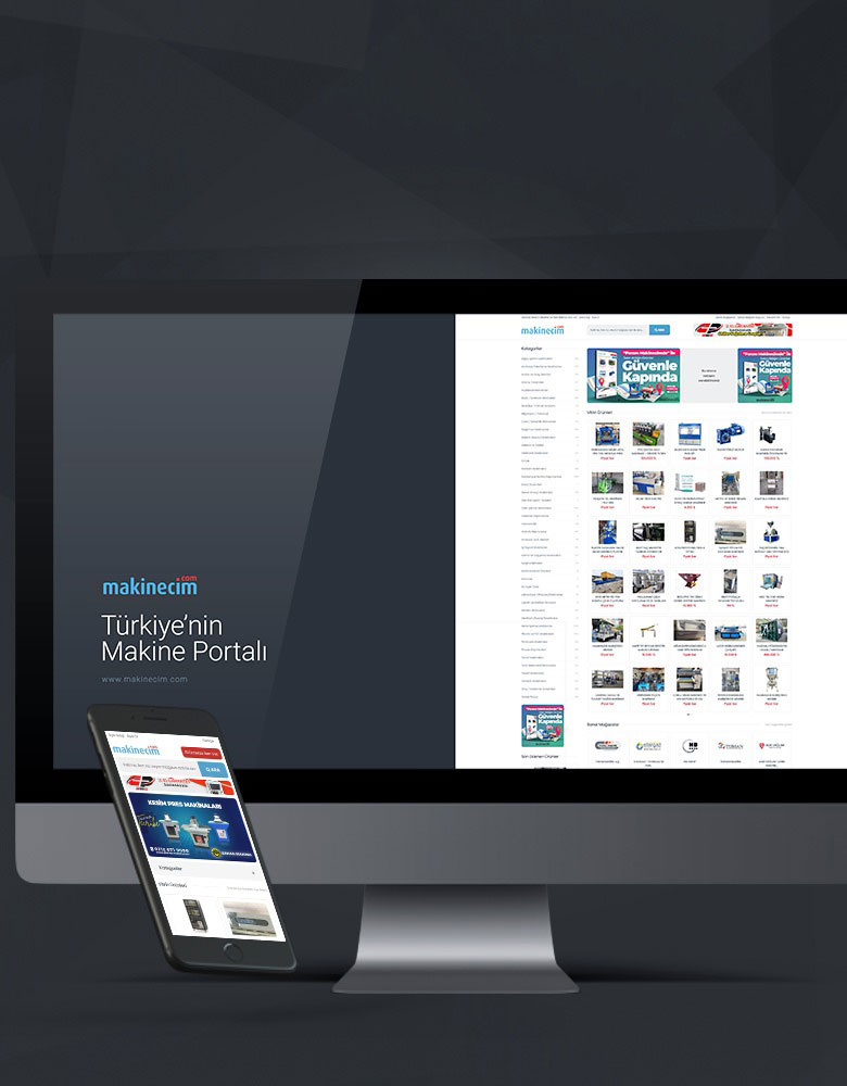 Makinecim - Konya Web Tasarım Web Sitesi