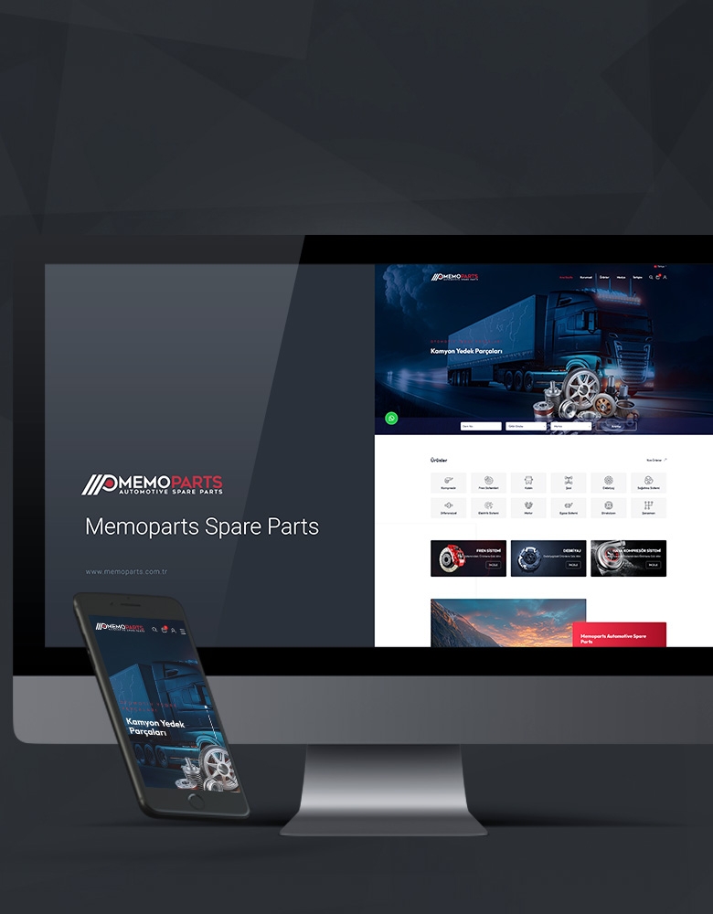 Memoparts | Automotive Spare Parts - Konya Web Tasarım Web Sitesi