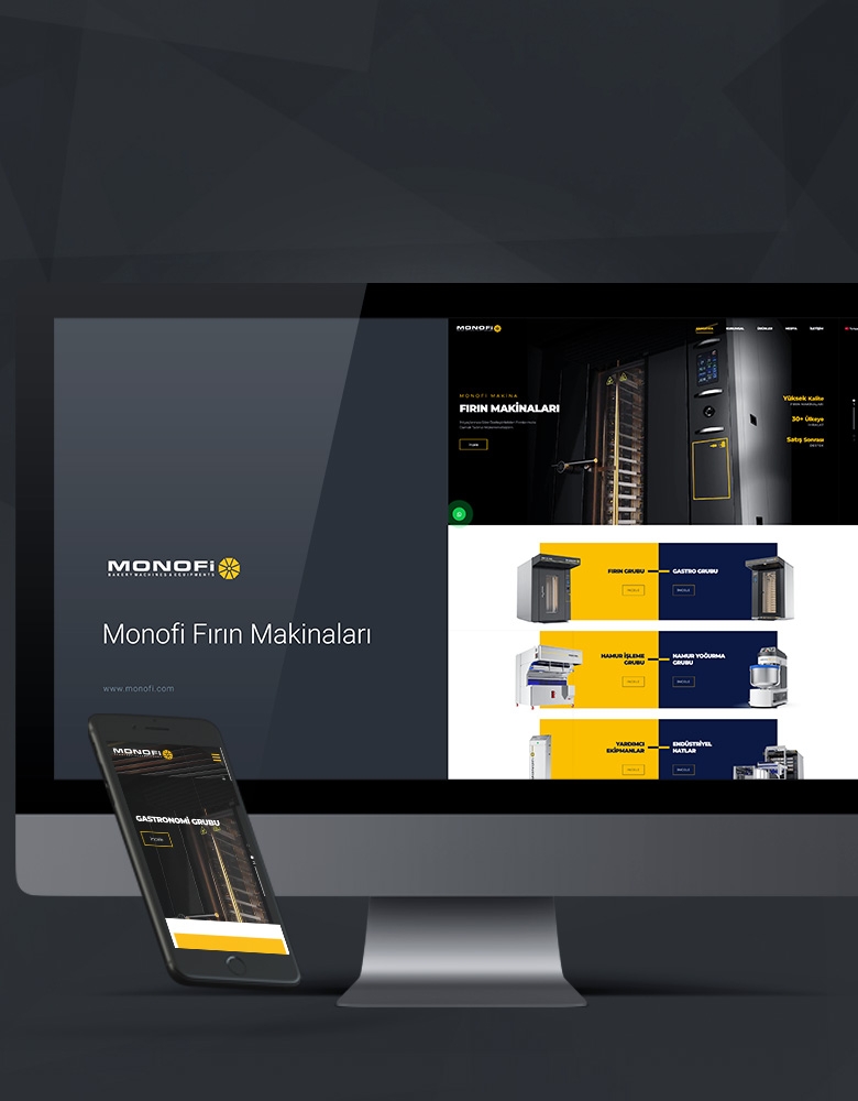 Monofi Fırın Makinaları - Konya Web Tasarım Web Sitesi