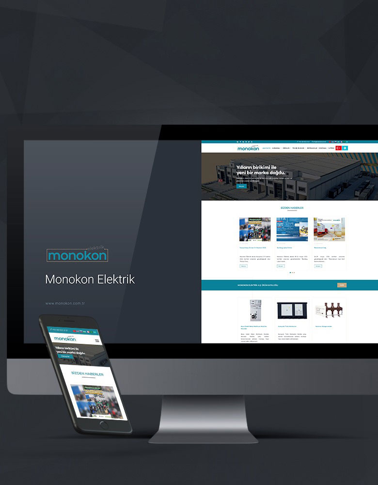 Monokon Elektrik - Konya Web Tasarım Web Sitesi