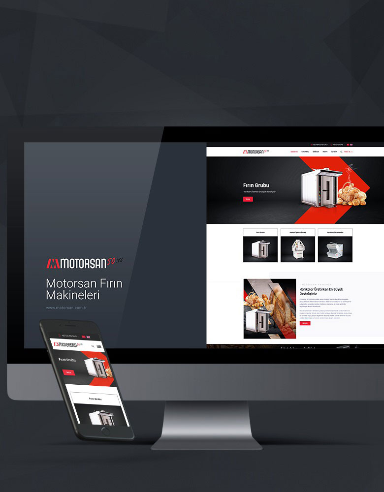 Motorsan Fırın Makineleri - Konya Web Tasarım Web Sitesi