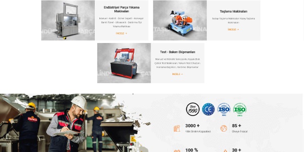 Muteks Parça Yıkama Makinaları - Konya Web Tasarım Web Sitesi