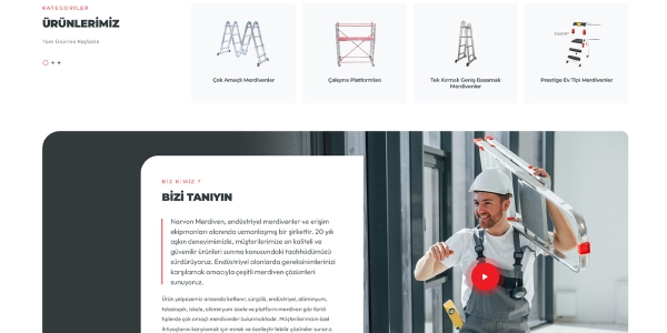 Narvon Merdiven - Konya Web Tasarım Web Sitesi